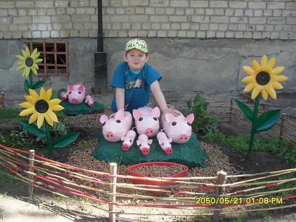 Бесплатно поделки для сада