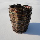 Корзина из газет